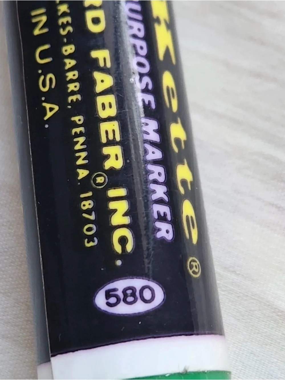Eberhard Faber Green Multipurpose Marker Markette 580 vintage - Made in USA